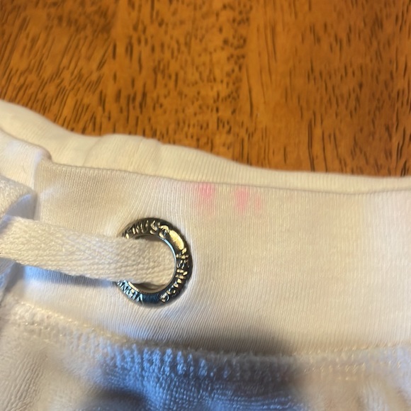 White terry cloth casual shorts - Picture 2 of 5